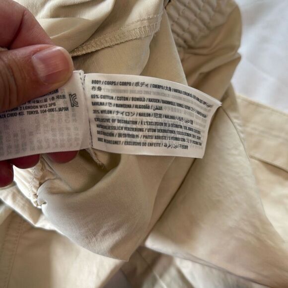 Abercrombie and Fitch cargo utility pants women’s size medium pull on elastic wa - Picture 8 of 8